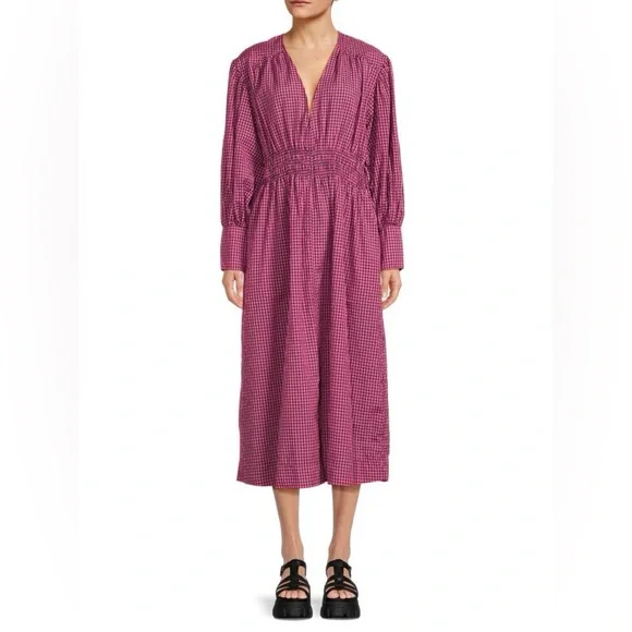 farm rio mock neck cutout lace midi dress Farm Rio Carioca Posters Lace Up Midi Dress